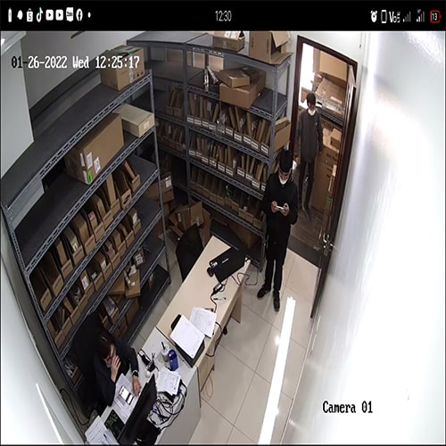 Hình ảnh lắp camera tại nhà máy