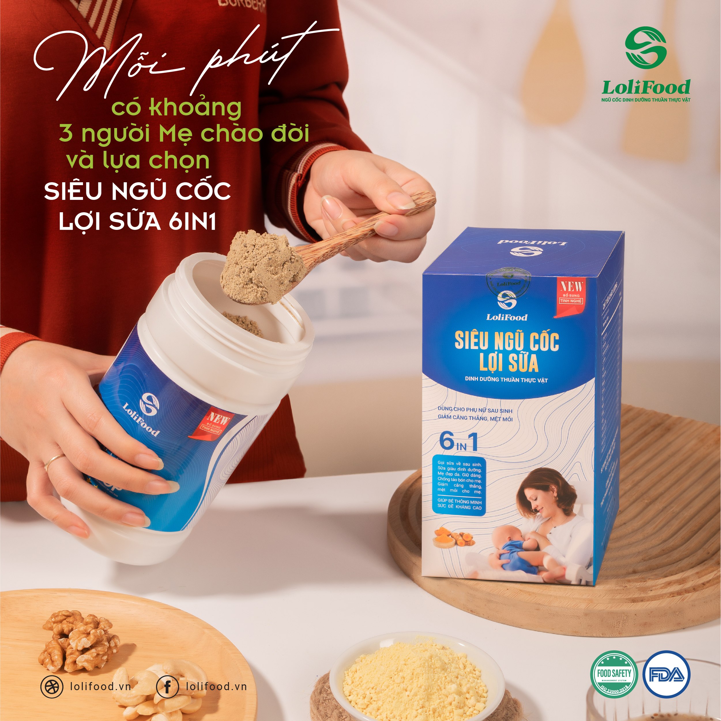 Giải quyết nỗi lo sau sinh cho mẹ bầu với Siêu Ngũ Cốc Lợi Sữa 6IN1! Giải quyết nỗi lo sau sinh cho mẹ bầu với Siêu Ngũ Cốc Lợi Sữa 6IN1!