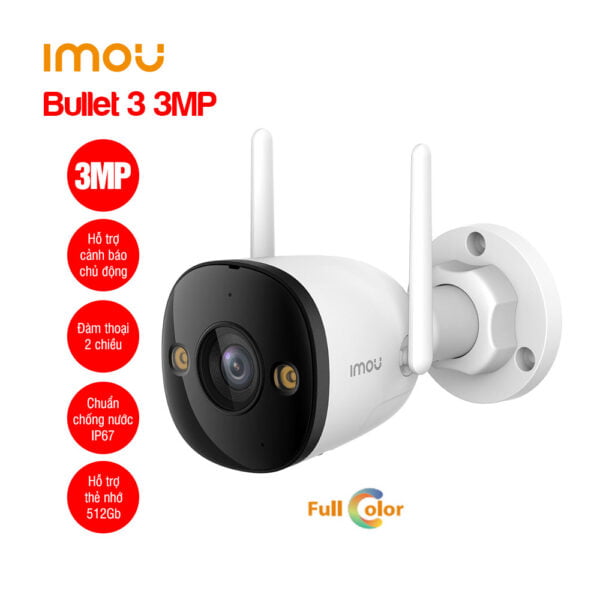 Camera Bullet 3 3MP iMOU IPC-S3EP-3M0WE