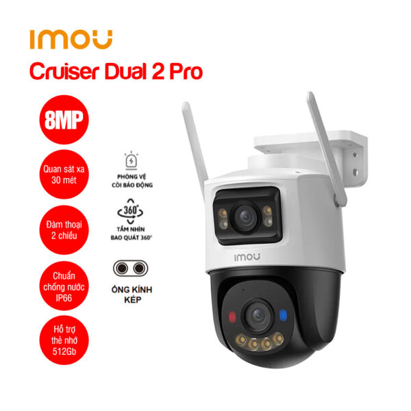 Cruiser Dual 2 Pro 8MP - IPC-S7XFP-8U0WED