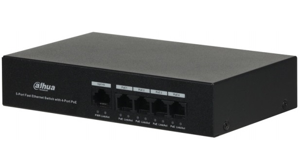 Switch DAHUA PFS3005-4ET-36 4-Port 10/100Mbps PoE
