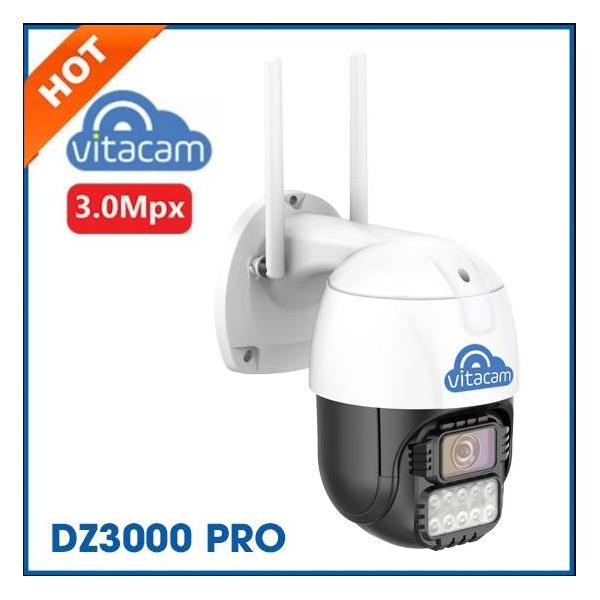 Camera PTZ ngoài trời VITACAM DZ3000 PRO xoay 355 độ, 3.0M