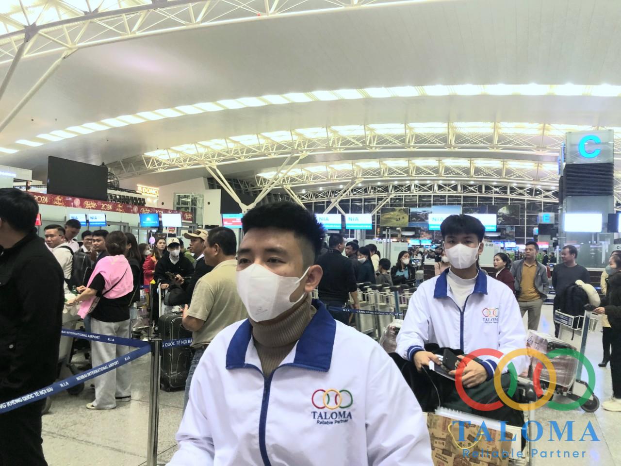 Chúc mừng các bạn thực tập sinh xuất cảnh sang Nhật Bản làm việc ngày 10 tháng 01 năm 2024