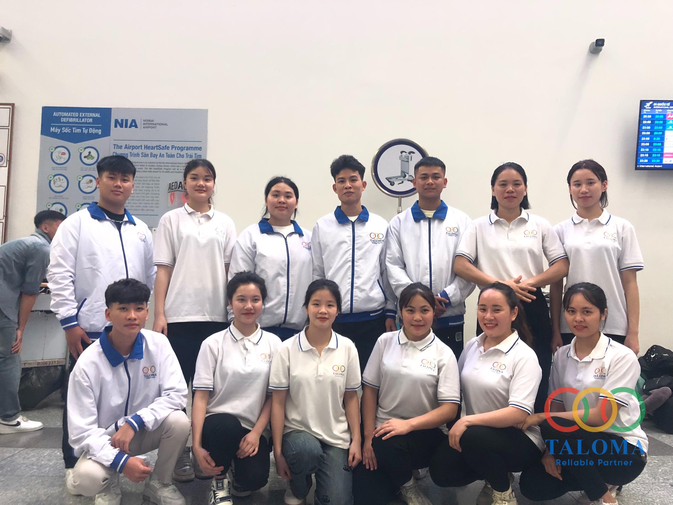 Chúc mừng các bạn thực tập sinh xuất cảnh sang Nhật Bản làm việc ngày 18 tháng 04 năm 2024