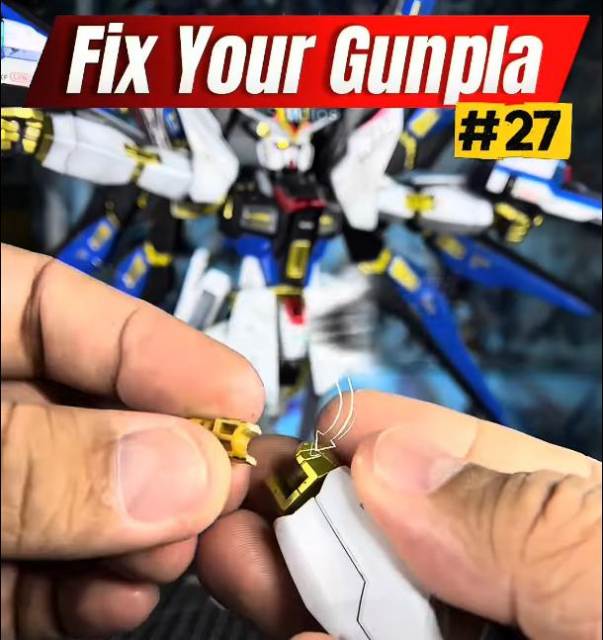 Hướng dẫn sửa fix broken gundam part ( round, C part)