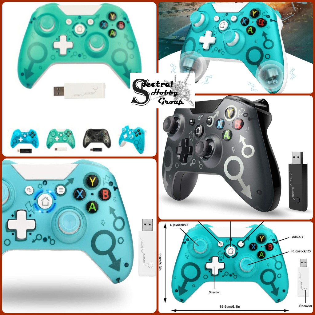 Usb Game Controller Module Tay cầm chơi game không dây N1 2.4GHz Wireless USB Game Controller for ...