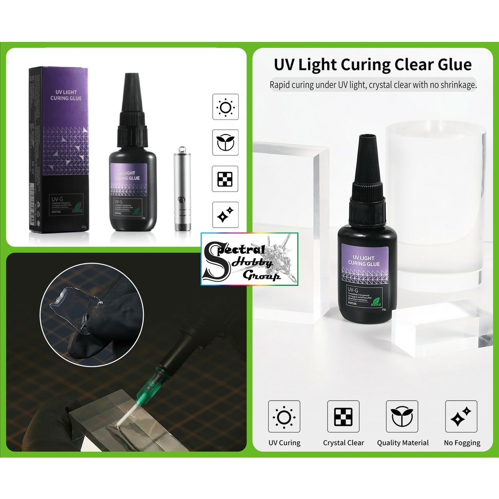 DSPIAE UV-G/UV-GT UV Light Curing Clear Glue Model Tool