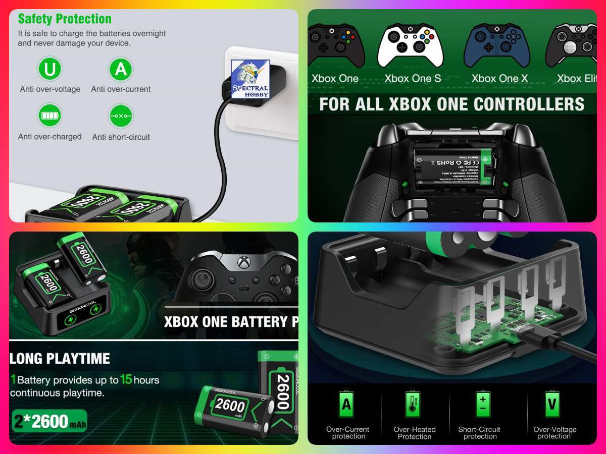 Chơi Game Xbox One S Controller Cable Pin Sạc Cho Tay Game