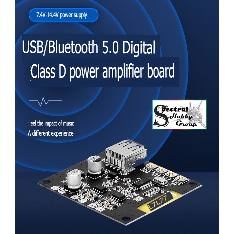 Mạch Âm Thanh Khuếch Đại Công Suất 27W x2 HIFI 2.0 BLuetooth 5.0 ...