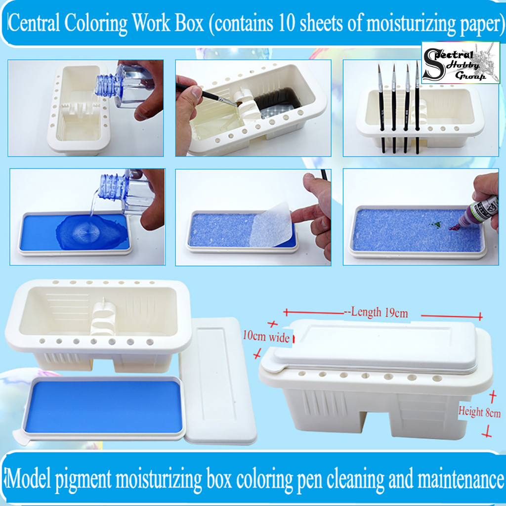 Paint Color Box Dụng cụ dưỡng ẩm sơn gốc nước Water based Pigment Paint Moisturizing ...