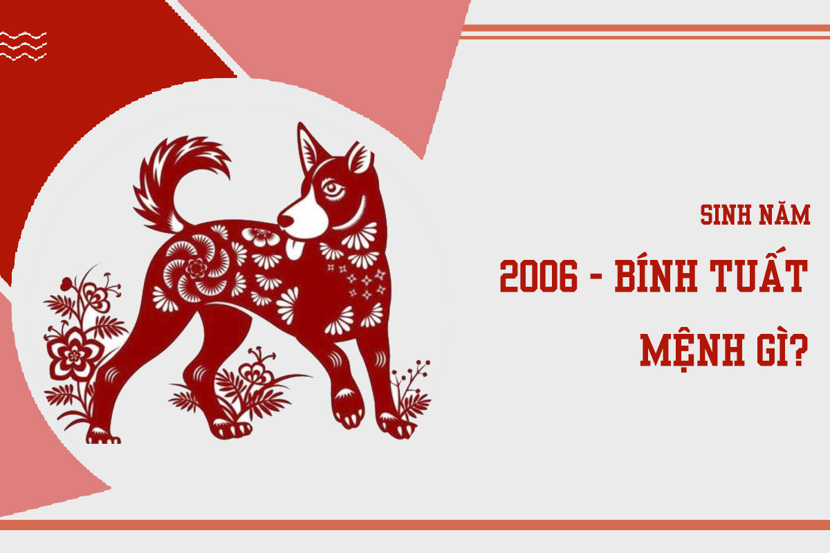 Sinh năm 2006 mệnh gì ? hợp màu nào ?