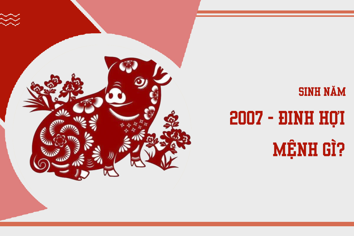 Sinh năm 2007 mệnh gì ? hợp màu nào ?