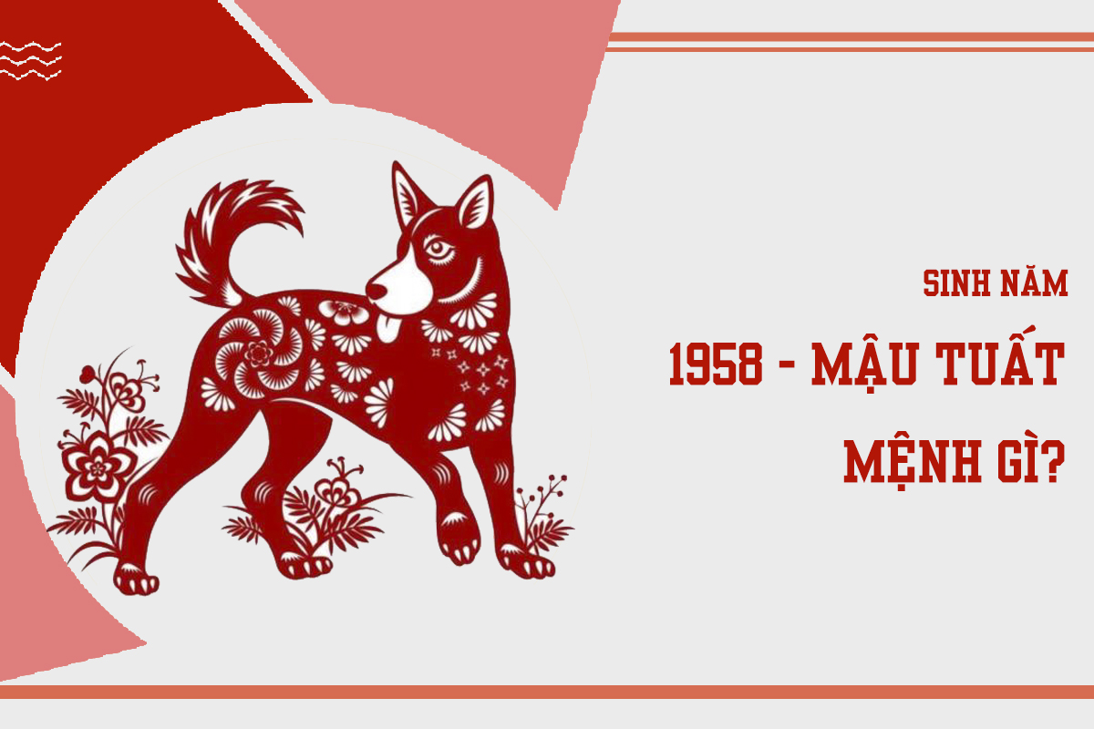Sinh năm 1958 mệnh gì ? hợp màu nào ?