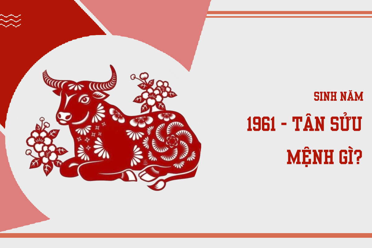 Sinh năm 1961 mệnh gì ? hợp màu nào ?