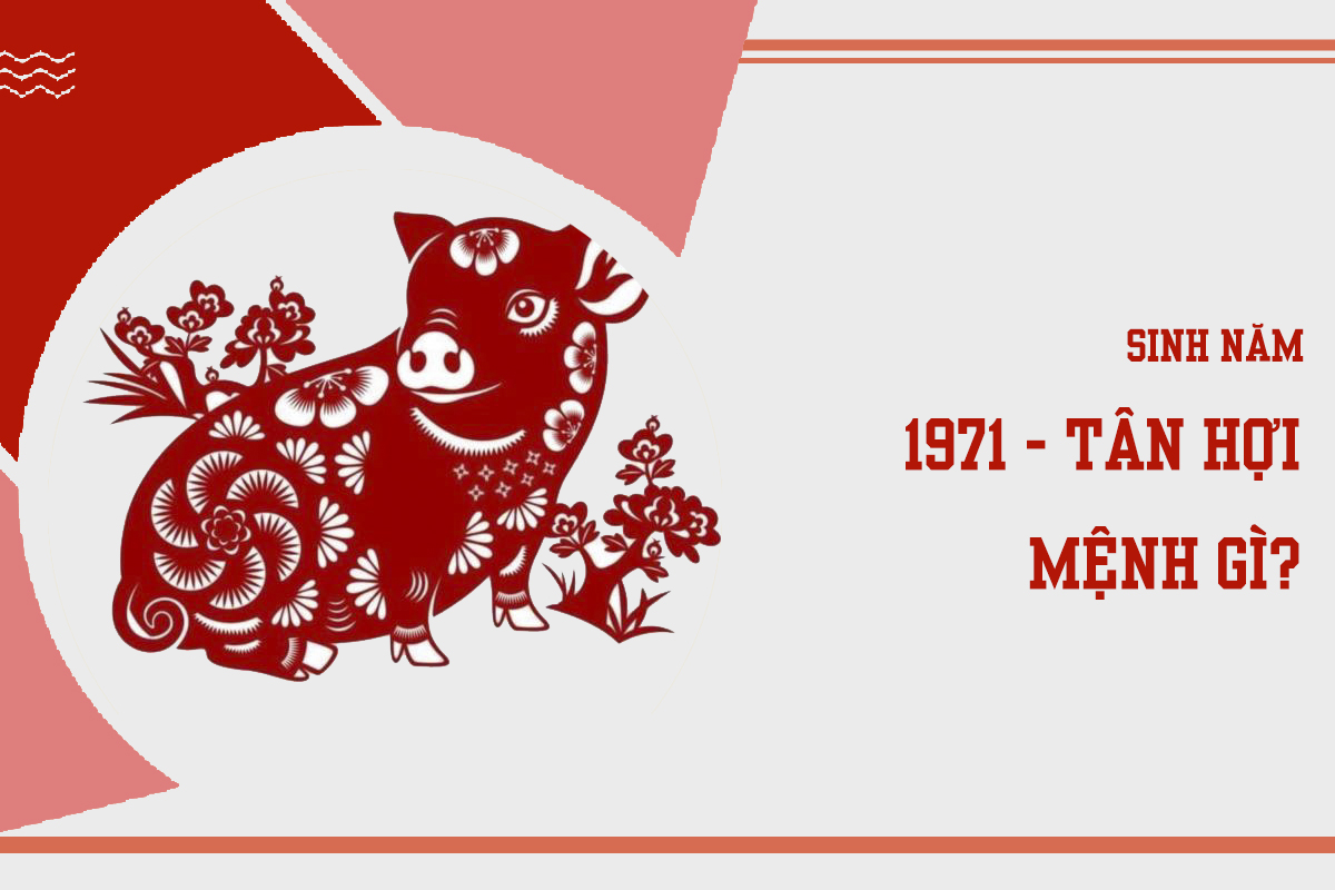 Sinh năm 1971 mệnh gì ? hợp màu nào ?