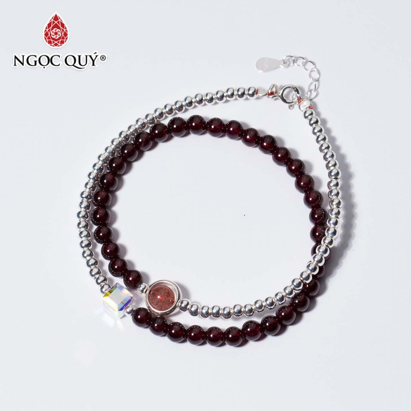 Vòng tay đá garnet
