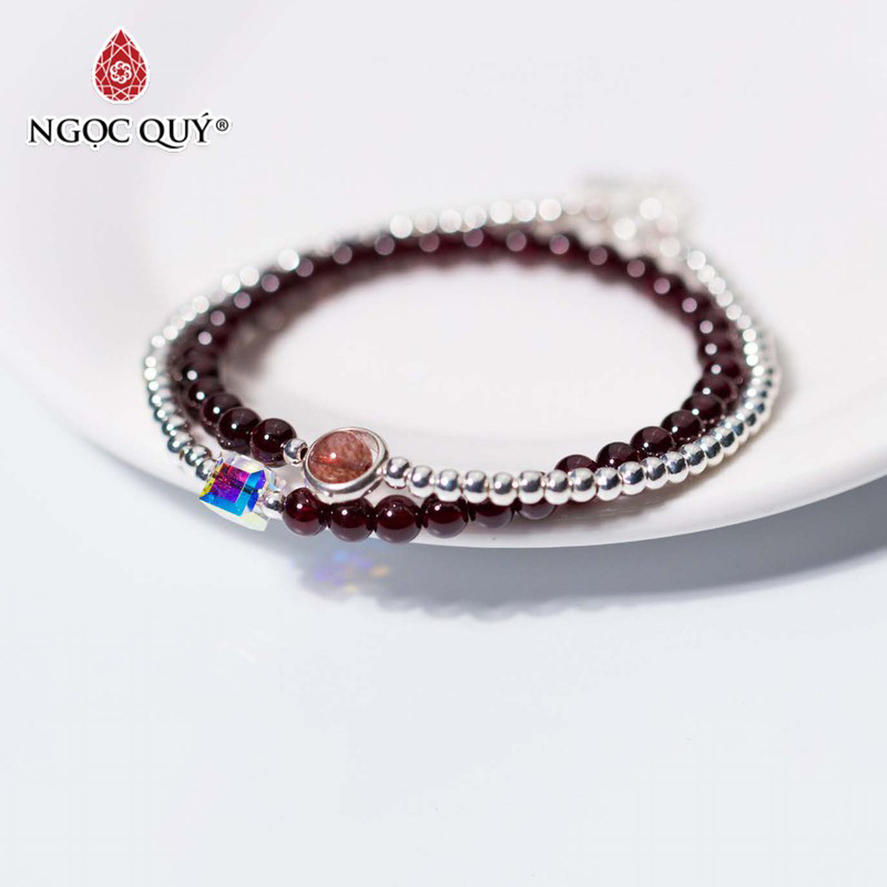 Vòng tay đá garnet