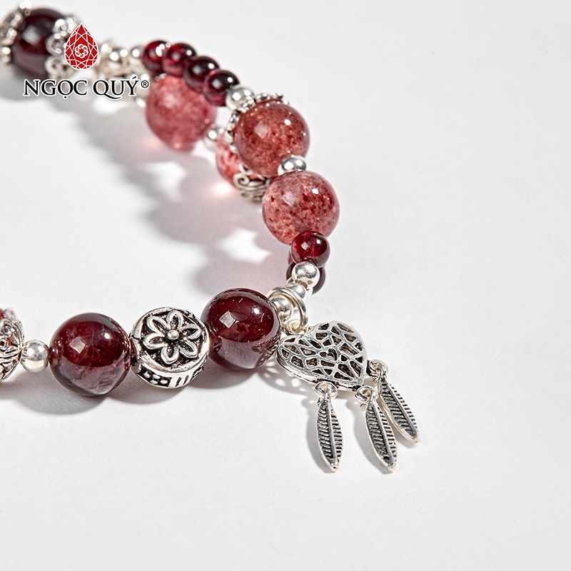 vòng tay đá garnet