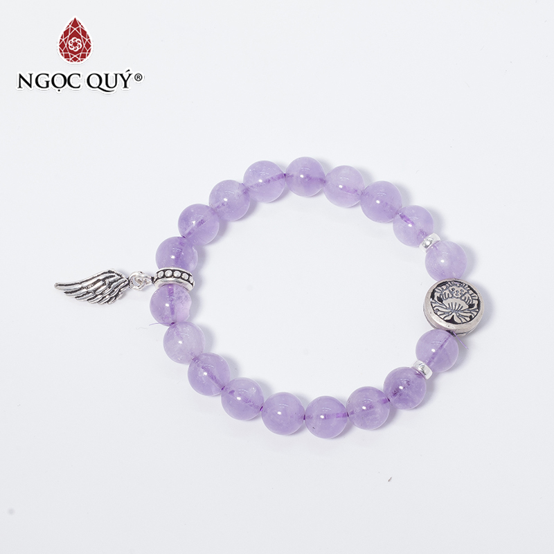 vòng tay đá thạch anh tím