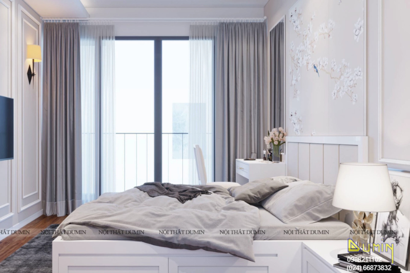 Mẫu thiết kế nội thất phòng ngủ đến từ DUMIN