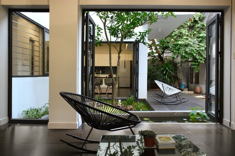 Thiết kế nội thất không gian xanh