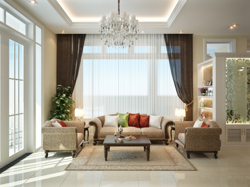 Thiết kế không gian nội thất sang trọng