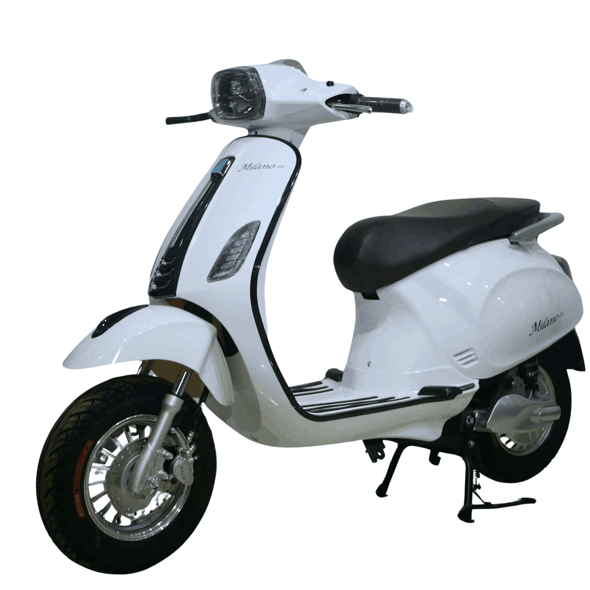 Xe máy điện Saki Milano.Ev đèn vuông