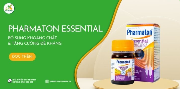 Pharmaton Essential - hỗ trợ tăng năng lượng, giúp tỉnh táo và giảm mệt mỏi