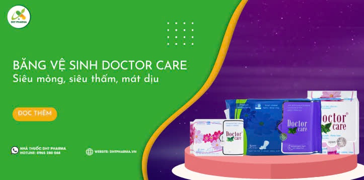 Băng vệ sinh Doctor Care: Siêu mỏng, mát dịu những ngày dâu về