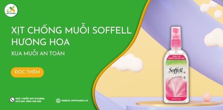 Xịt Chống Muỗi Soffell - Hương thơm dịu nhẹ, xua muỗi an toàn