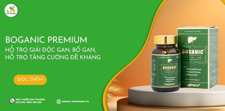 Boganic Premium - Viên uống hỗ trợ giải độc gan, bổ gan, hỗ trợ tăng cường đề kháng