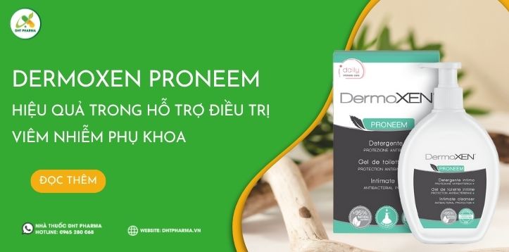 Dermoxen Proneem: Hiệu quả trong hỗ trợ điều trị viêm nhiễm phụ khoa