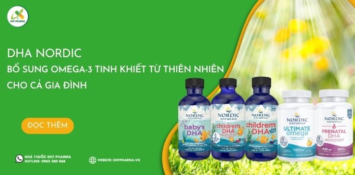 DHA Nordic – Bổ sung Omega-3 tinh khiết từ thiên nhiên cho cả gia đình