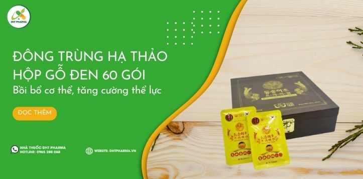 Đông Trùng Hạ Thảo hộp gỗ đen 60 gói: Bí quyết bồi bổ cơ thể