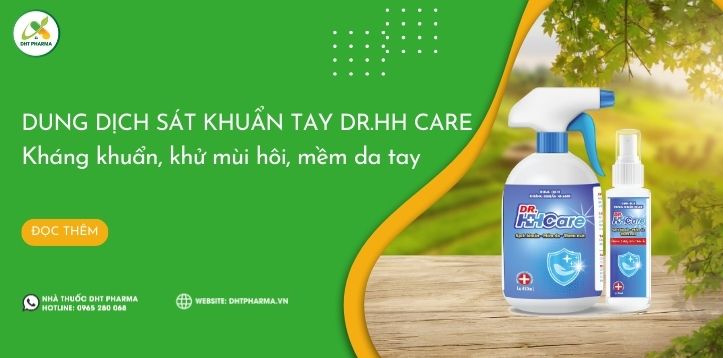 Dung dịch sát khuẩn tay Dr.HH Care -  Kháng khuẩn, khử mùi hôi hiệu quả