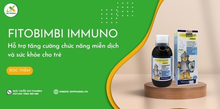 FitoBimbi Immuno - hỗ trợ tăng cường chức năng miễn dịch và sức khỏe cho trẻ