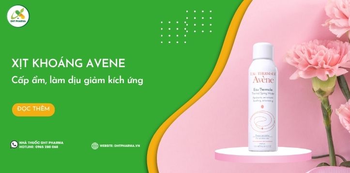 Xịt khoáng Avene: Cấp ẩm, làm dịu, giảm kích ứng cho làn da