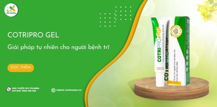 Cotripro Gel: Giải pháp từ tự nhiên an toàn cho người bị trĩ