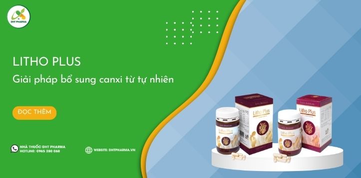 Litho Plus: Giải pháp cung cấp canxi từ tự nhiên cho mẹ bầu