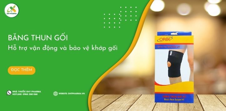 Băng thun gối: Giải pháp hỗ trợ vận động, bảo vệ khớp gối