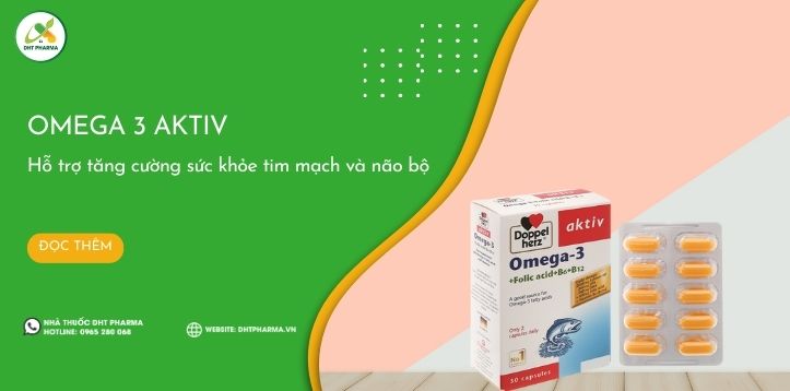 Omega 3 Aktiv: Giải pháp tăng cường sức khỏe tim mạch và não bộ