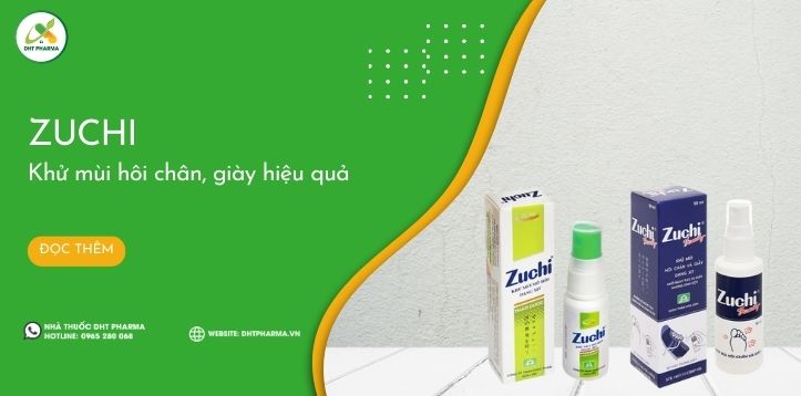 Zuchi: Giải pháp khử mùi hôi chân tiện lợi, hiệu quả