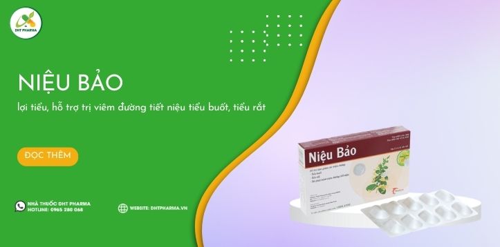 Niệu Bảo: Hỗ trợ giảm triệu chứng tiểu buốt, tiểu rắt