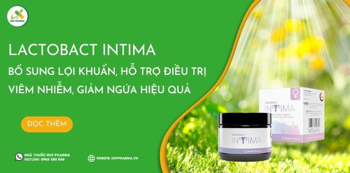 Lactobact Intima - Bổ sung lợi khuẩn, hỗ trợ điều trị viêm nhiễm, giảm ngứa hiệu quả