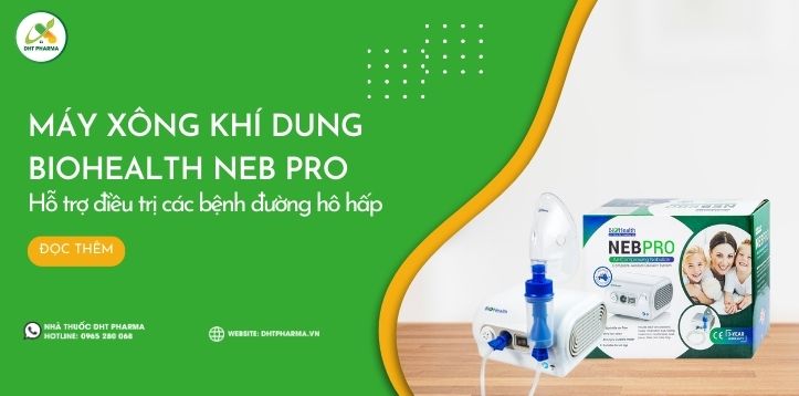 Máy xông khí dung Biohealth Neb Pro: Cùng bạn chữa bệnh hô hấp