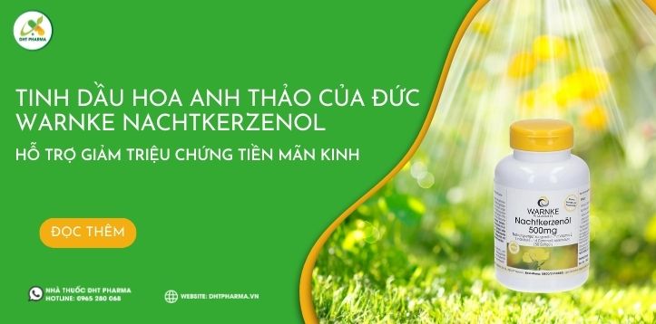 Tinh dầu hoa anh thảo của Đức Warnke Nachtkerzenol hỗ trợ giảm triệu chứng tiền mãn kinh