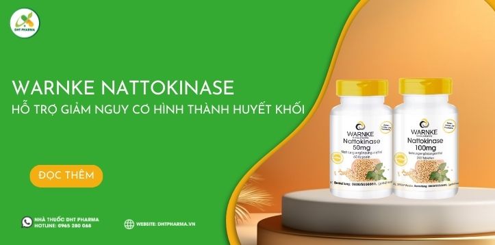 Warnke Nattokinase - Hỗ trợ giảm nguy cơ hình thành huyết khối