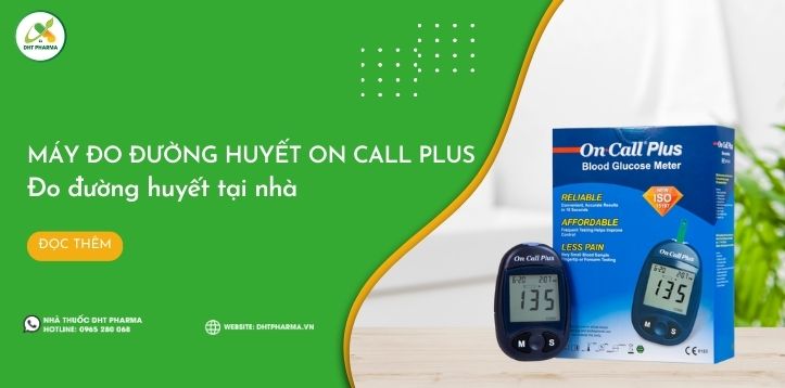 Máy đo đường huyết On Call Plus - Dễ dàng đo đường huyết tại nhà