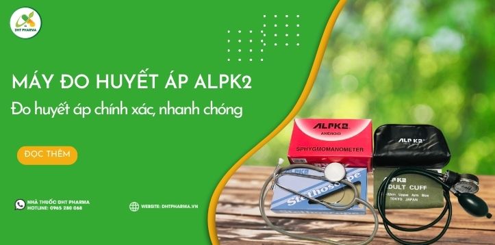 Máy đo huyết áp Alpk2: Đo huyết áp với độ chính xác cao