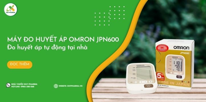 Máy đo huyết áp Omron JPN600: Đo huyết áp tự động tại nhà